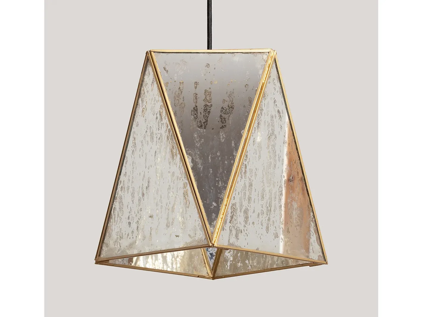 Ledkia Lámpara Suspendida-Lámpara Colgante Metal y Cristal Mattina ILUZZIA Dorado