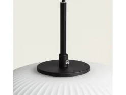 Ledkia Lámpara Suspendida-Lámpara Colgante Metal y Cristal Beca Negro