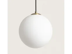 Ledkia Lámpara Colgante Metal y Cristal Moonlight Brass Dorado Multicolor Sale