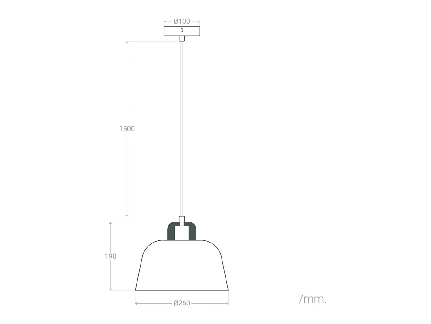 Ledkia Lámpara Suspendida-Lámpara Colgante Metal y Madera Wawak Blanco Multicolor