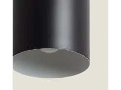 Ledkia Lámpara Suspendida-Lámpara Colgante Metal y Madera Kidonge Negro Multicolor
