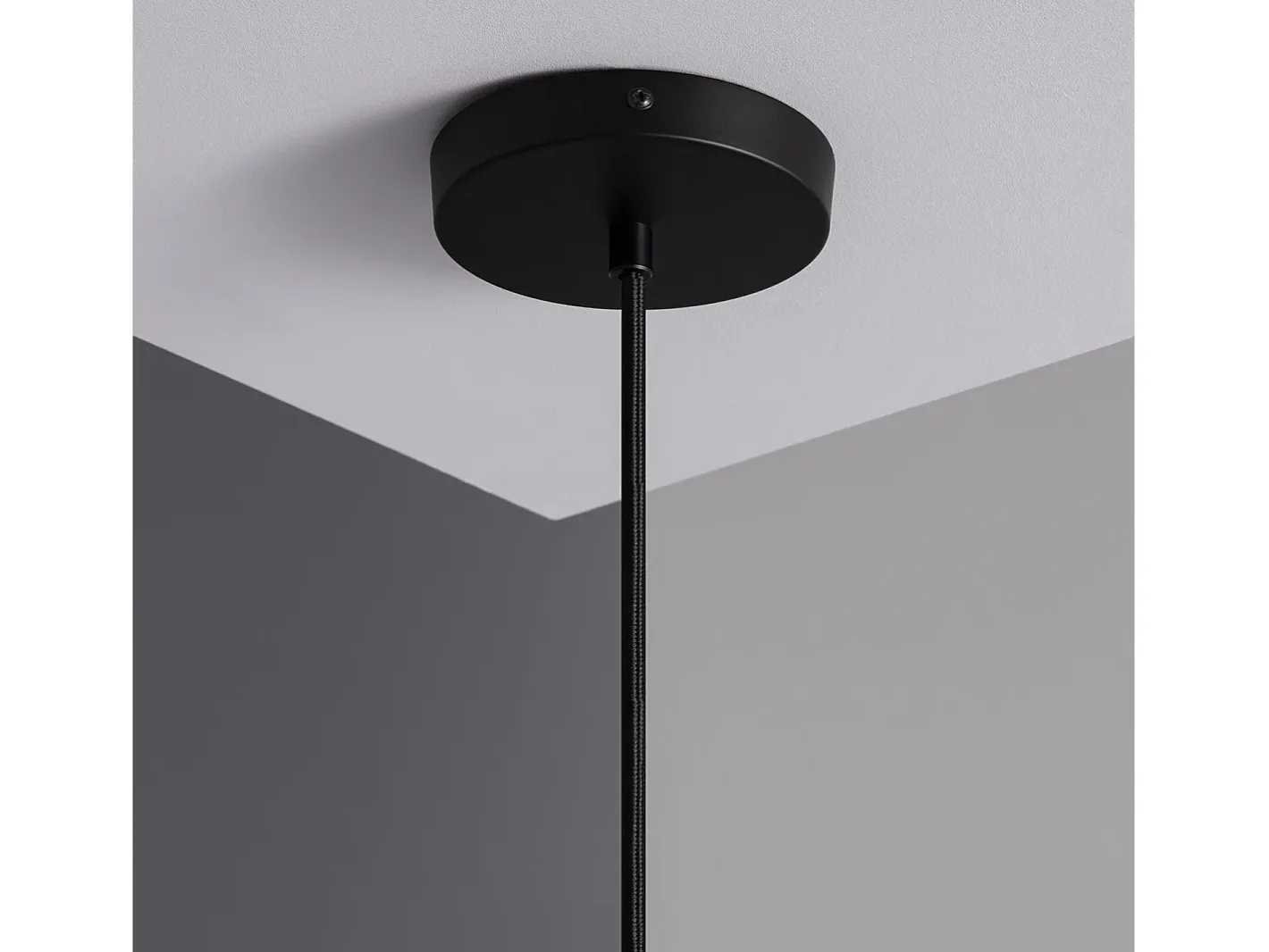 Ledkia Lámpara Suspendida-Lámpara Colgante Metal y Madera Arbat Negro Multicolor