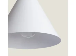 Sale Ledkia Lámpara Colgante Metal y Madera Arbat Blanco Multicolor