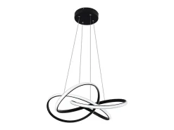 NETTLIFE Lámpara Suspendida-Lámpara colgante Vintage Negra de 5 luces, altura ajustable, casquillo E27, 62 W, ​​estilo industrial retro. Negro