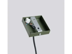 Outlet Sollux Lighting Lámpara Colgante Pastelo Moderno De Acero - 1 Fuentes Luminosas - L.8 X A.114 Cm - Oliva Verde