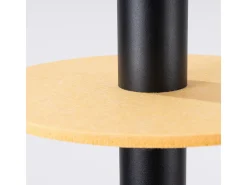 Sale Sollux Lighting Lámpara colgante Pelta moderno de fieltro/acero - 1 fuentes luminosas - L.30 x A.126 cm - /negro Amarillo