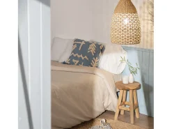 Ledkia Lámpara Colgante Ratán Jinan Natural Multicolor Outlet