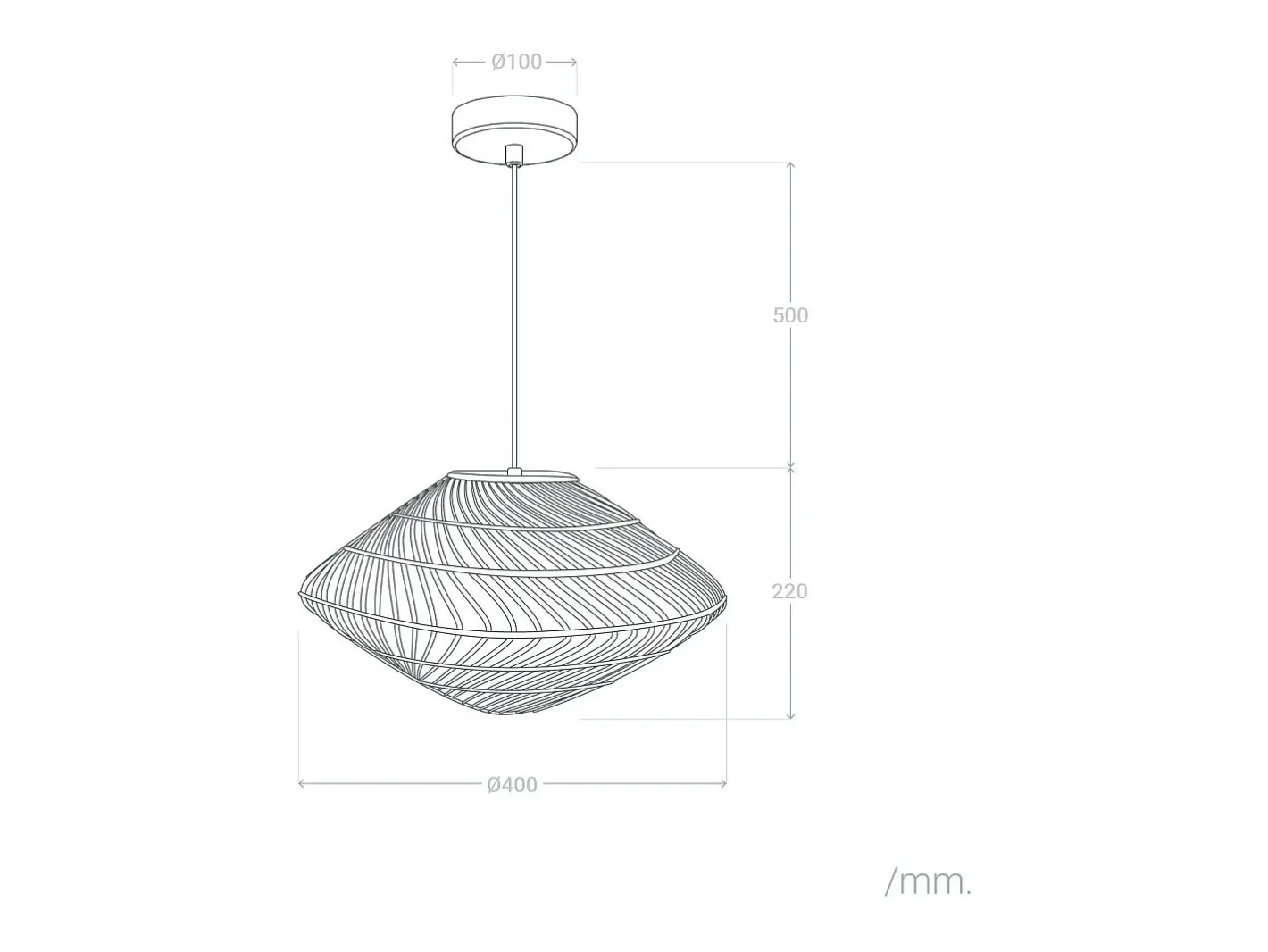 Ledkia Lámpara Colgante Ratán Towamba Natural Multicolor Online