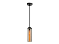 Discount NETTLIFE Lámpara colgante retro para mesa de comedor de vidrio mate, 1 llama, E27 Negro