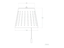 Ledkia Lámpara Colgante Solar Exterior LED 3W Banate Arena Amarillo Hot