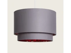 Ledkia Lámpara Suspendida-Lámpara Colgante Tela Bello Duo Reflejo Multicolor