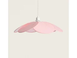 Ledkia Lámpara Suspendida-Lámpara Colgante Tela Kabuki Rosa Multicolor