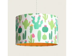 Ledkia Lámpara Suspendida-Lámpara Colgante Tela Kuiva Verde Multicolor