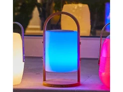 Lumisky Lámpara con altavoz Bluetooth inalámbrico 10W WOODY Color natural claro Best