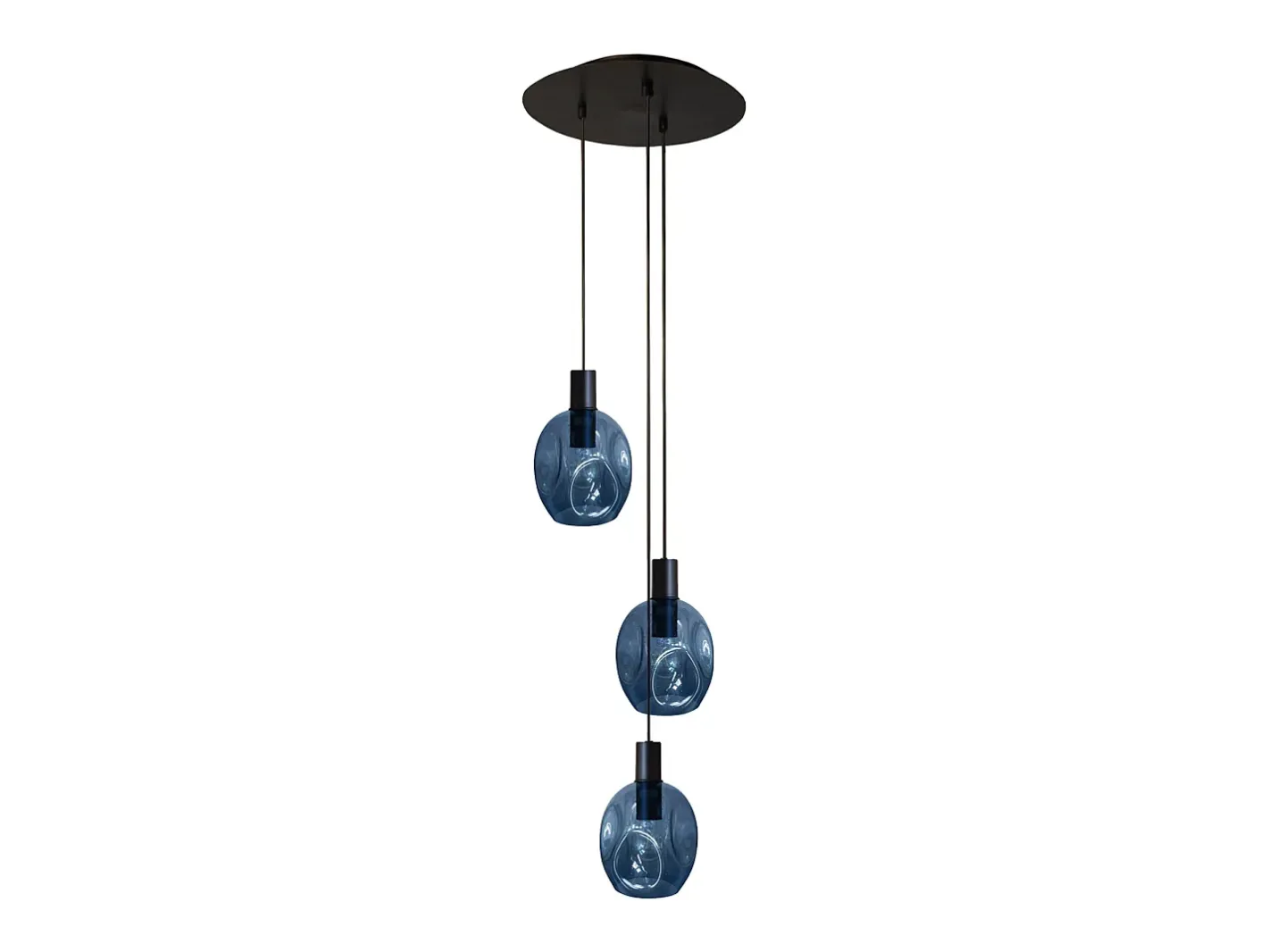TOSEL Lámpara de Araña ,madera y cristal , ,P100xD 60xD 60cm Transparente New