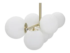 Online Lámpara de araña Glamy de 7 luces, 81 x 30 x 74 cm Blanco