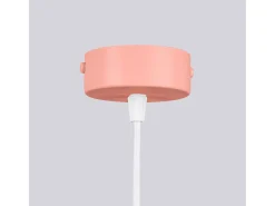 Sollux Lighting Lámpara Suspendida-Lámpara De Araña Halo Moderno De Aluminio - 6 Fuentes Luminosas - L.64 X A.230 Cm - Aterciopelado Rosa