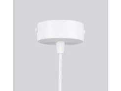 Hot Sollux Lighting Lámpara De Araña Halo Moderno De Aluminio - 6 Fuentes Luminosas - L.64 X A.230 Cm - Blanco