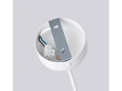 Hot Sollux Lighting Lámpara De Araña Halo Moderno De Aluminio - 6 Fuentes Luminosas - L.64 X A.230 Cm - Blanco