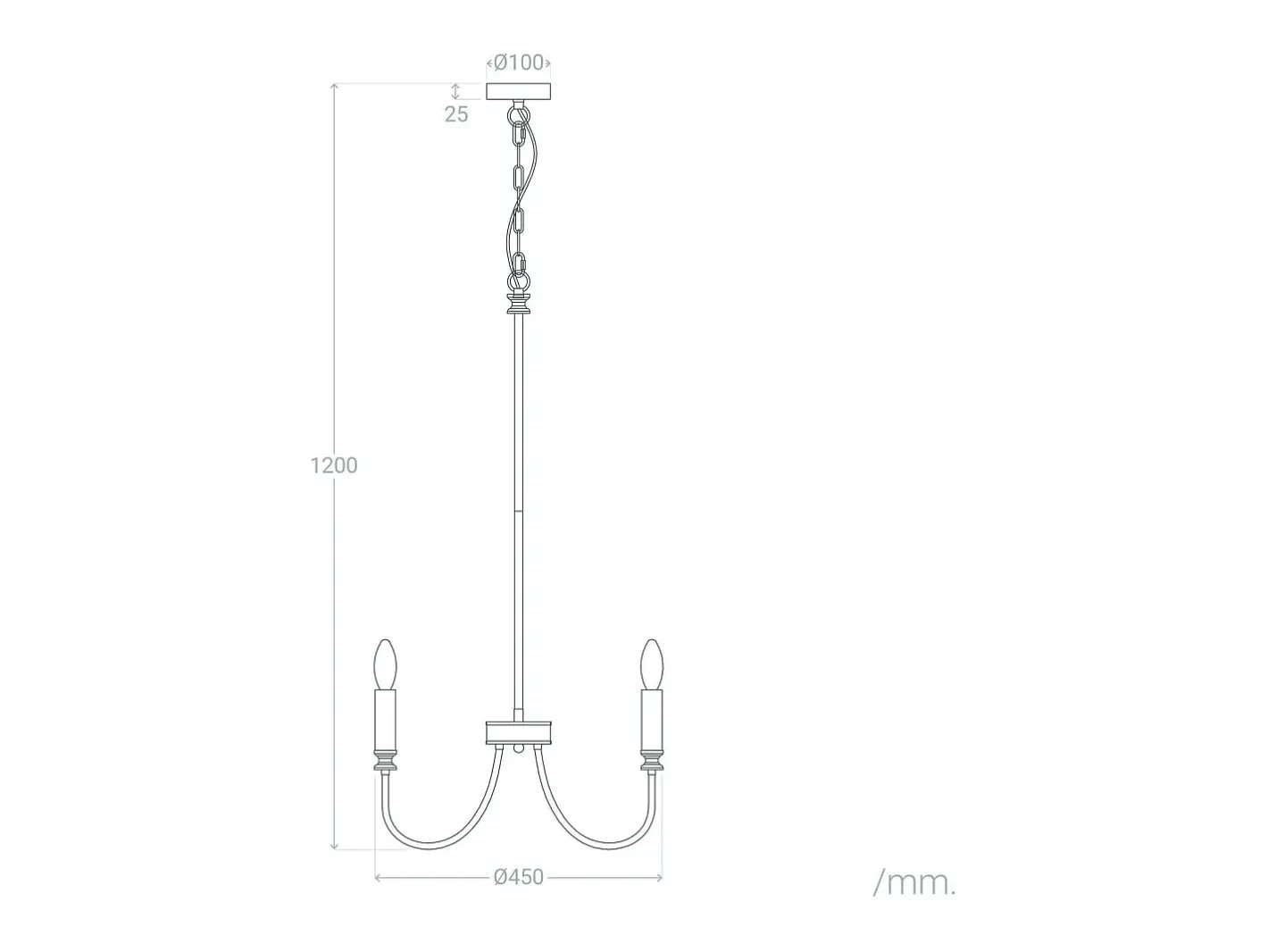 Ledkia Lámpara Suspendida-Lámpara de Araña Metal Makenduru Negro Multicolor