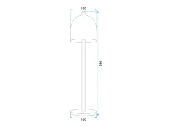 Lámpara De Cabecera Toolight App1362-T Grey Gris Best