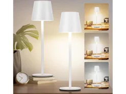 Lámpara De Mesa-Lámpara De Cabecera Toolight App1370-T White Blanco