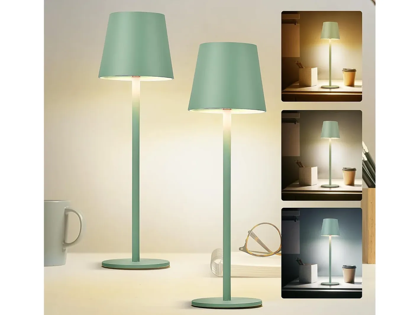 Lámpara De Cabecera Toolight App1368-T Green Verde Online