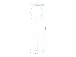 Lámpara De Cabecera Toolight App1368-T Green Verde Online