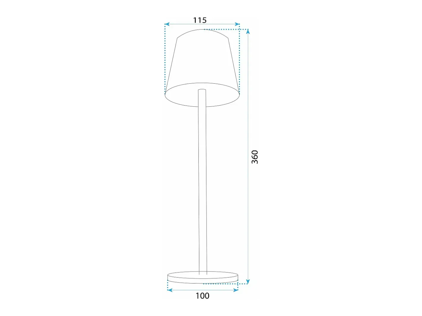 Lámpara De Cabecera Toolight App1368-T Green Verde Online
