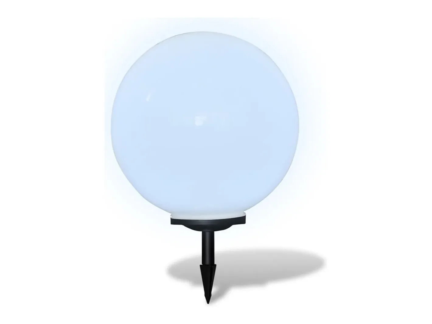 Iluminación Exterior-Lámpara de camino de jardín LED 50 cm con pincho de tierra ES203605 Blanco