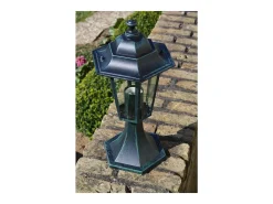Iluminación Exterior-Lámpara de jardín 2 uds aluminio oscuro/negro ES647532 Verde