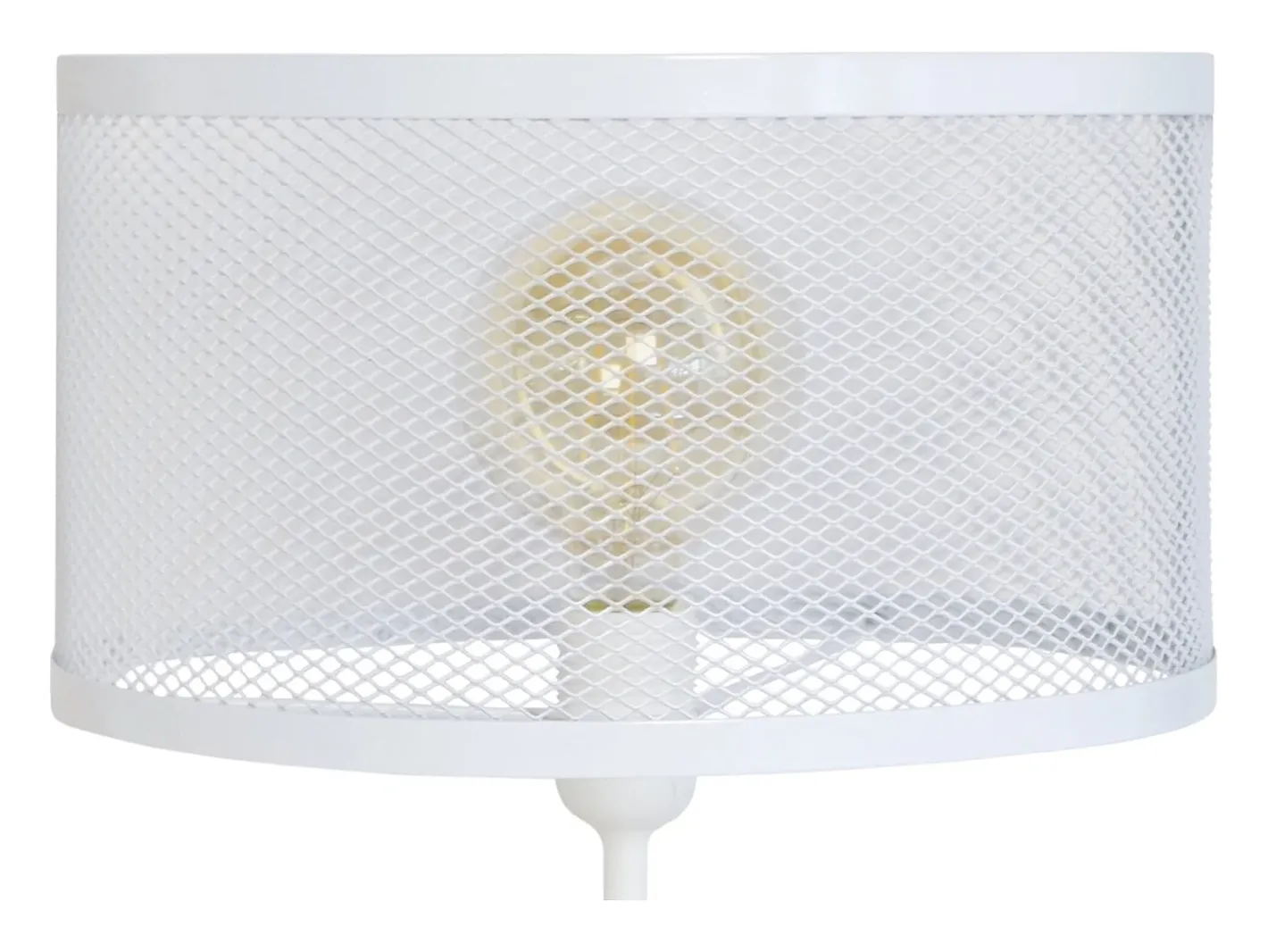 TOSEL Lámpara de Mesa , metal,natural,A50xD30xP30cm Blanco