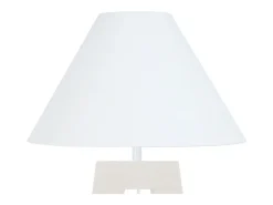 TOSEL Lámpara De Mesa-Lámpara de Mesa ,madera,,A54xD 30xP30cm Blanco