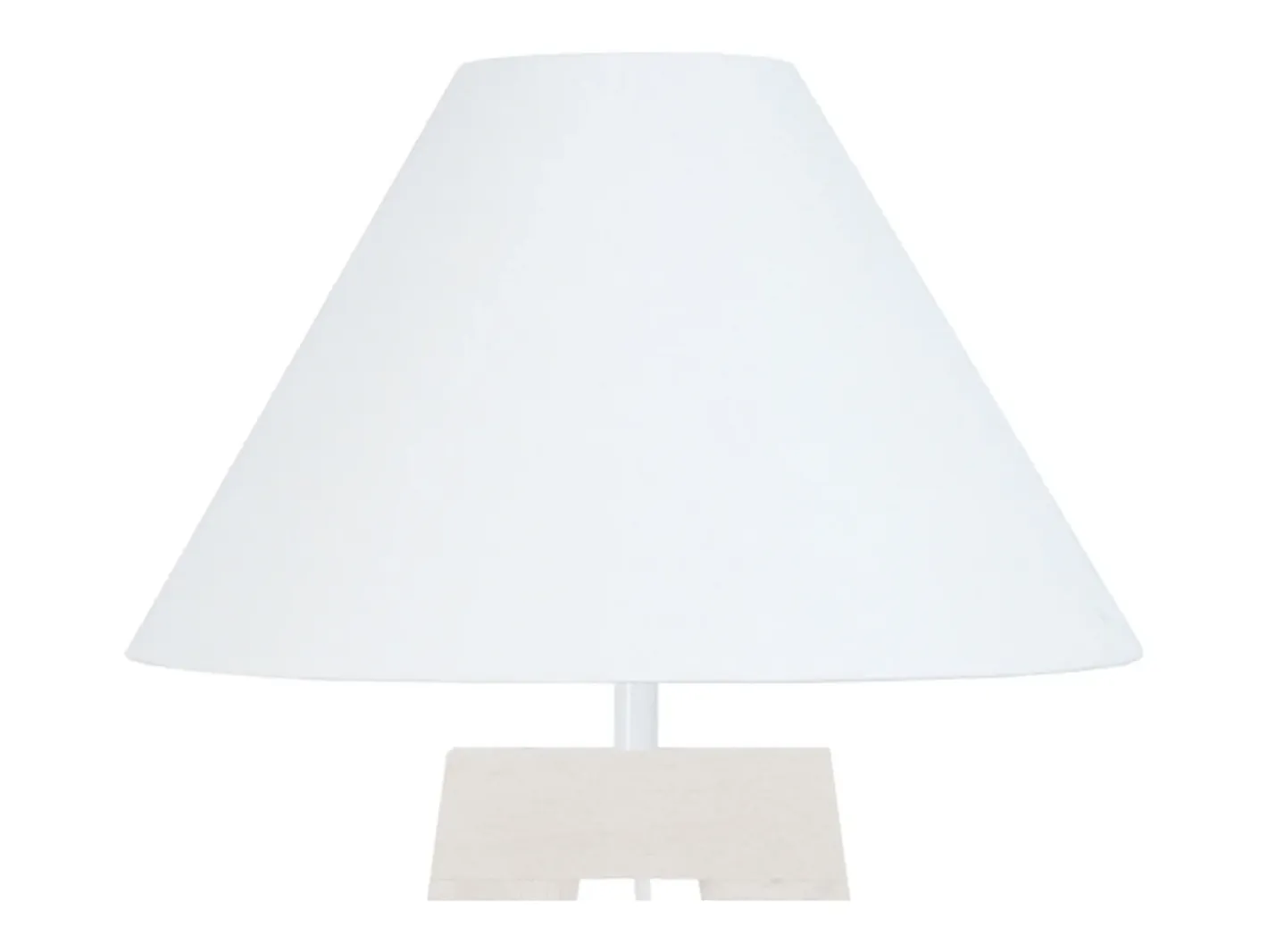 TOSEL Lámpara De Mesa-Lámpara de Mesa ,madera,,A54xD 30xP30cm Blanco