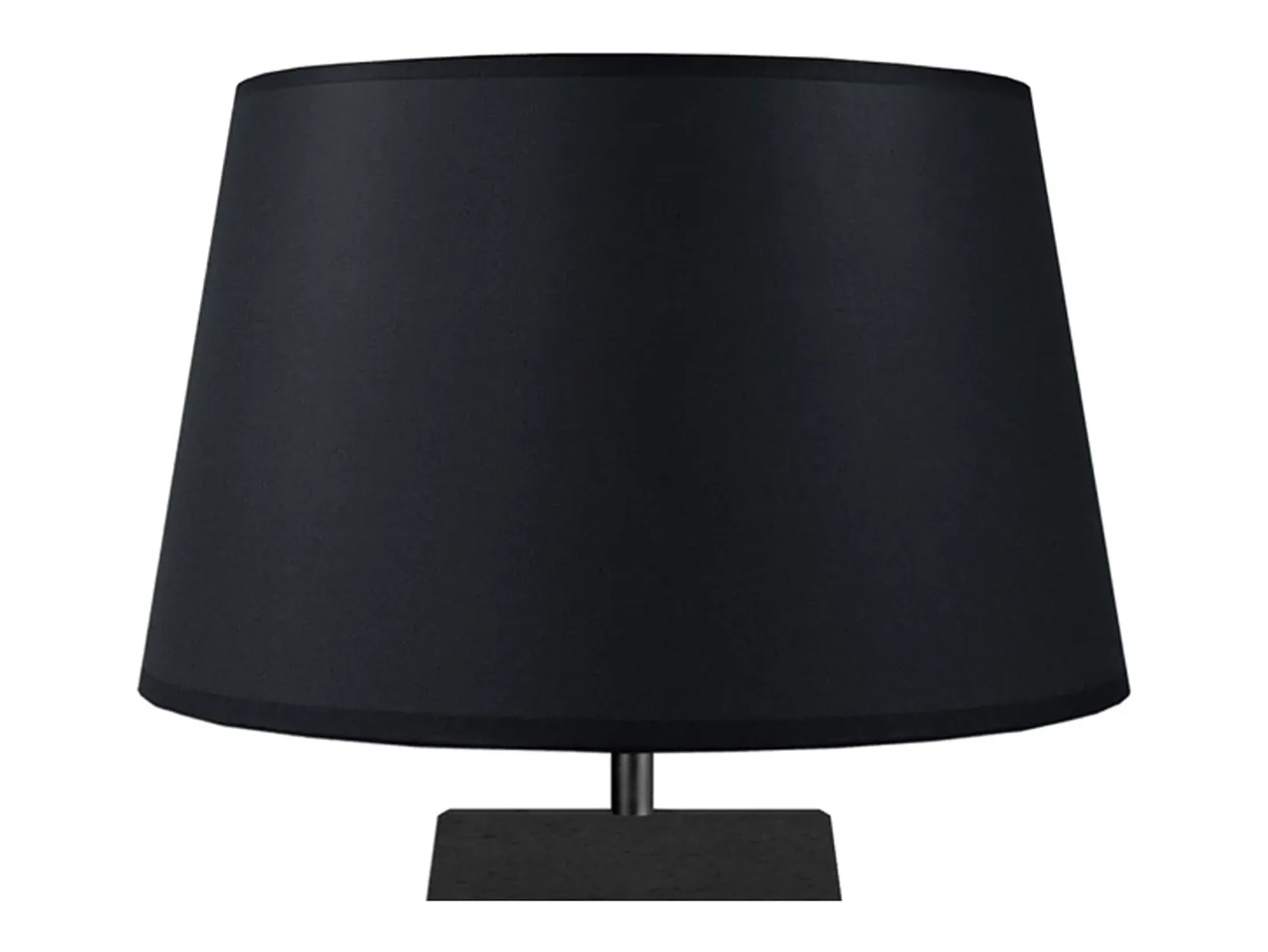 Outlet TOSEL Lámpara de Mesa ,madera, ,A54xD25xP25cm Negro