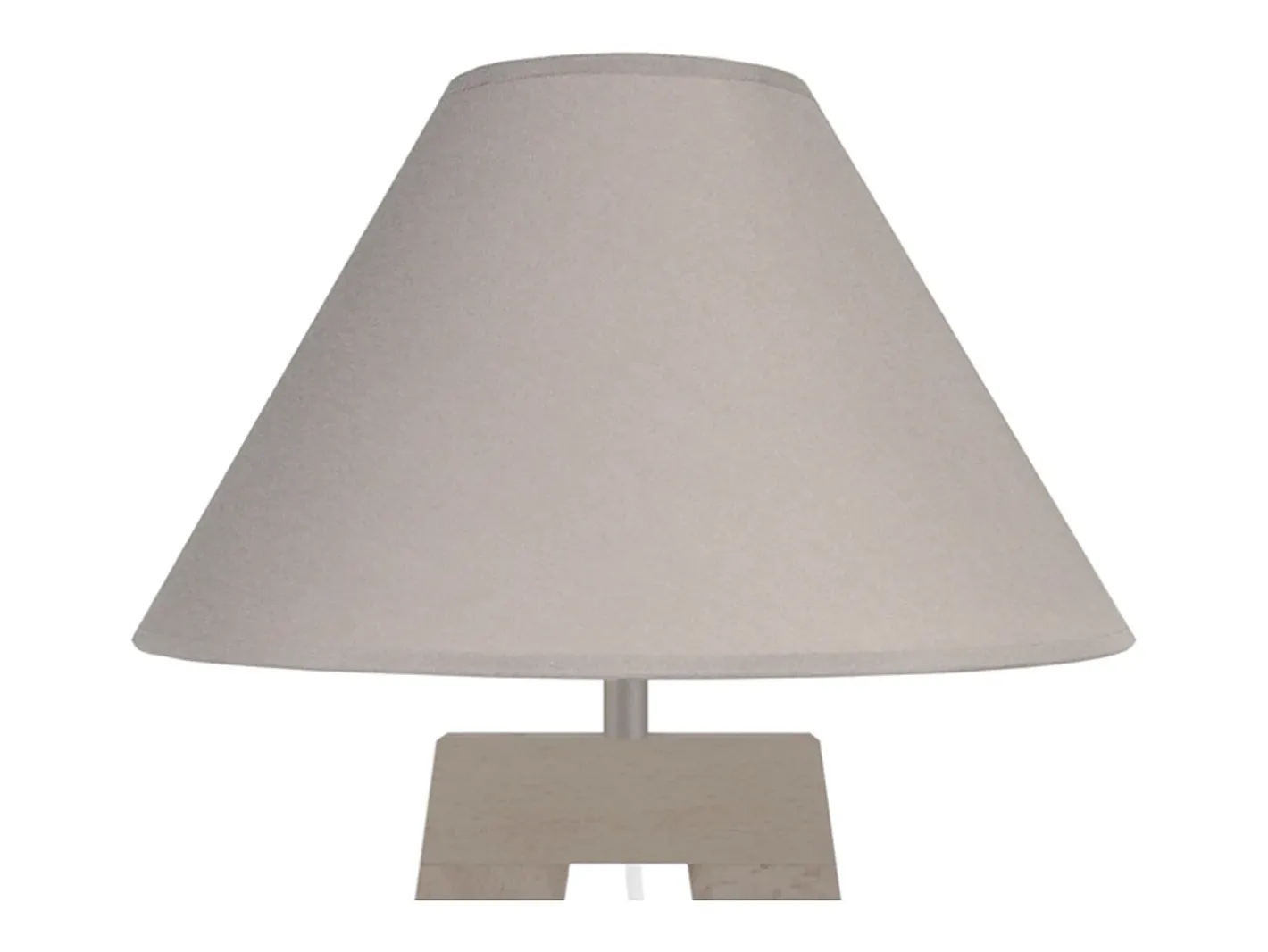 TOSEL Lámpara de Mesa ,madera, , A54xD30xP30cm Gris Outlet