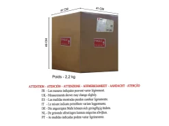 TOSEL Lámpara de Mesa ,vidrio, ,A37xD30xP30cm Rosa Online