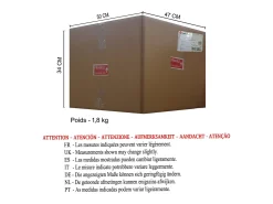 TOSEL Lámpara de Mesa ,vidrio, ,A54xD30xP30cm Rosa Online