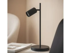 Ledkia Lámpara de Mesa Aluminio Breixo Negro New