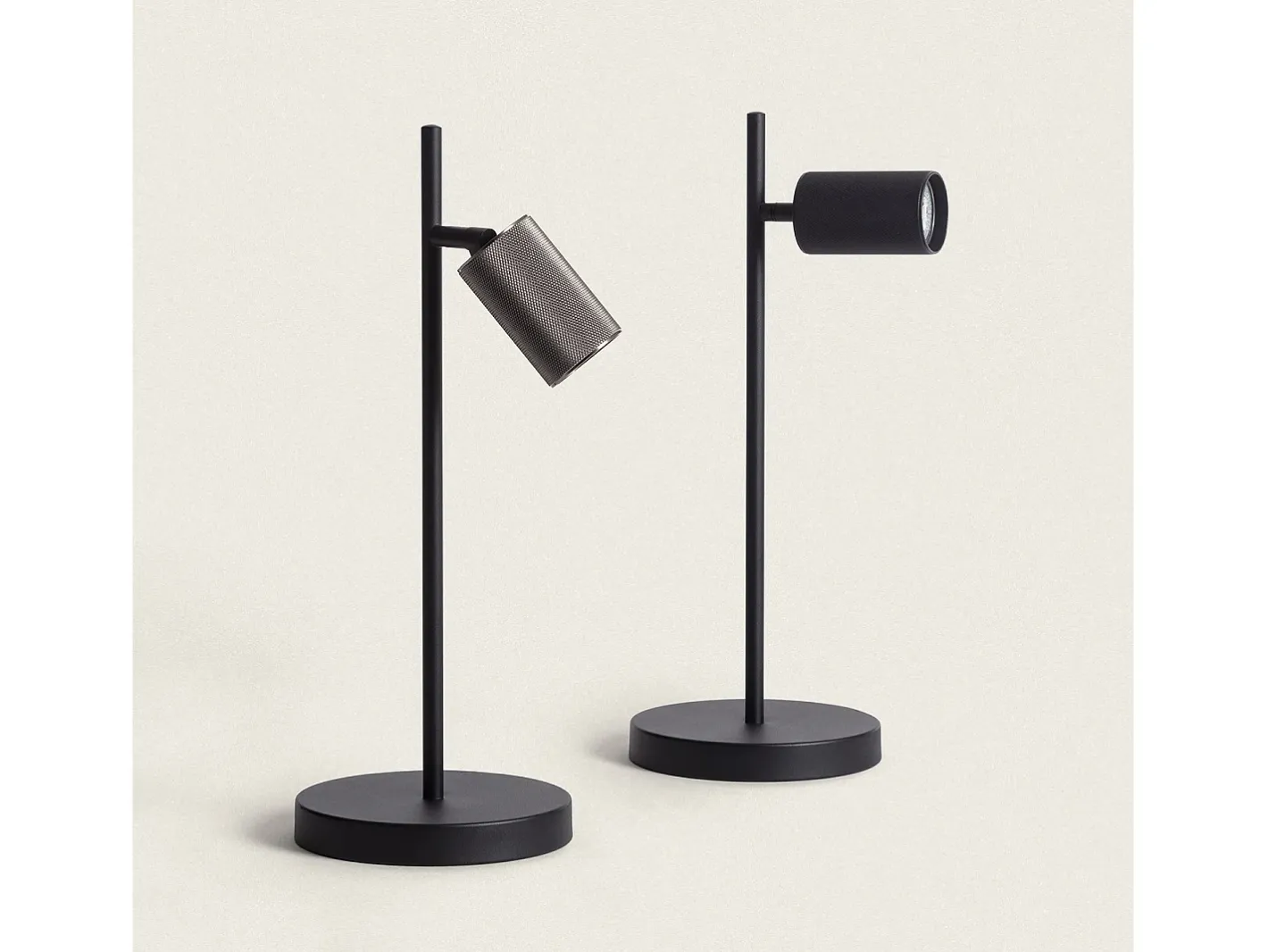 Ledkia Lámpara de Mesa Aluminio Breixo Negro New