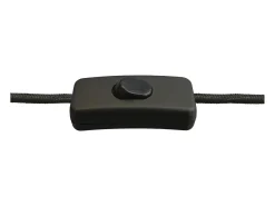 Lámpara de mesa BRANCH de madera y acero - Alt. 41,3 cm - IP20, cable 2 mts- on&off- gu10 - 9W - Negro Sale
