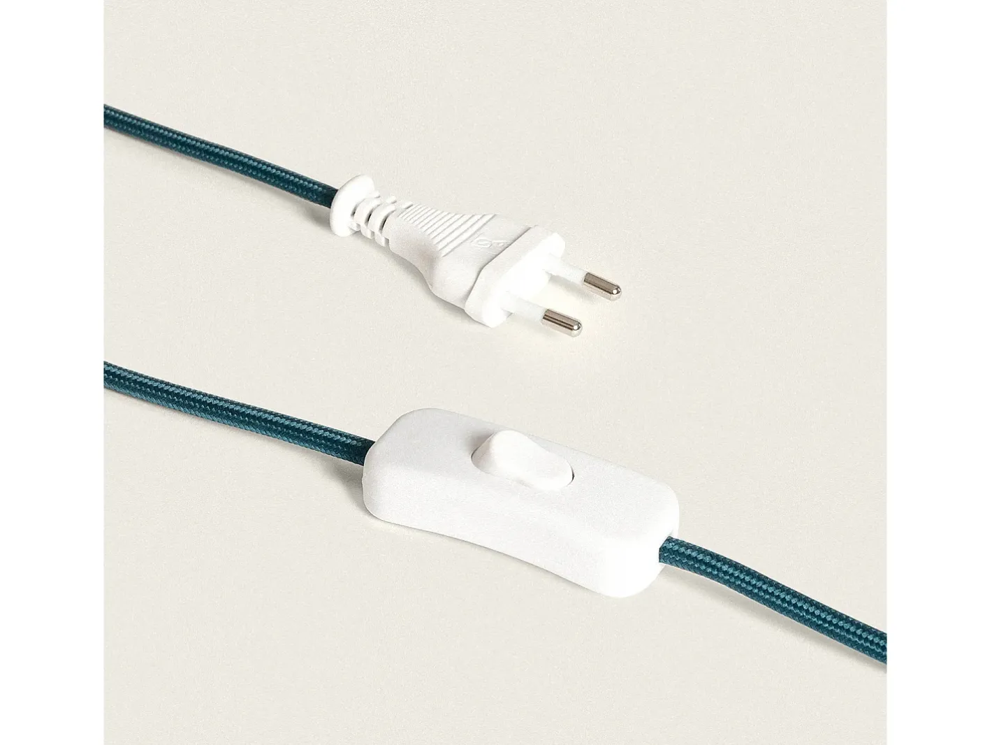 Ledkia Lámpara De Mesa-Lámpara de Mesa Cerámica Ariché Blanco