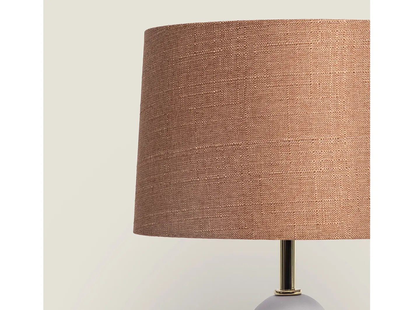 Ledkia Lámpara De Mesa-Lámpara de Mesa Cerámica Bulga Blanco