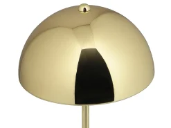 Discount OZAIA Lámpara de mesa champiñón efecto latón - D.20 x Alt. 30 cm - - ONTARIO Dorado