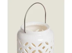 Ledkia Lámpara de Mesa con Vela LED Portátil Renoir Blanco Best