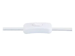Ledkia Lámpara De Mesa-Lámpara de Mesa de Cerámica y Tela Makalu Blanco