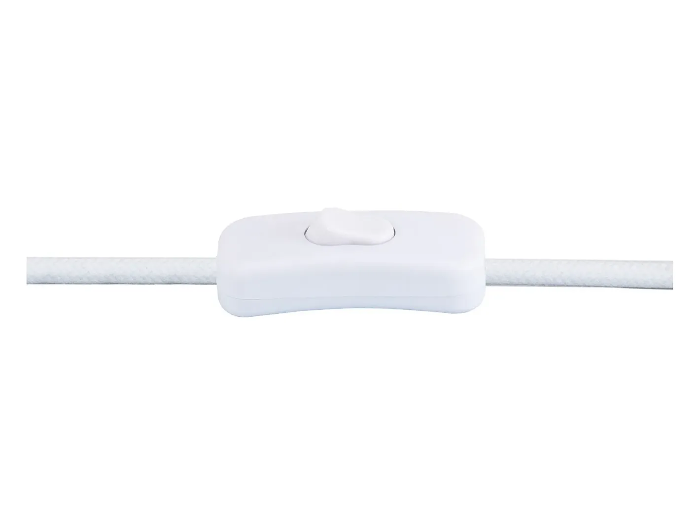 Ledkia Lámpara De Mesa-Lámpara de Mesa de Cerámica y Tela Makalu Blanco