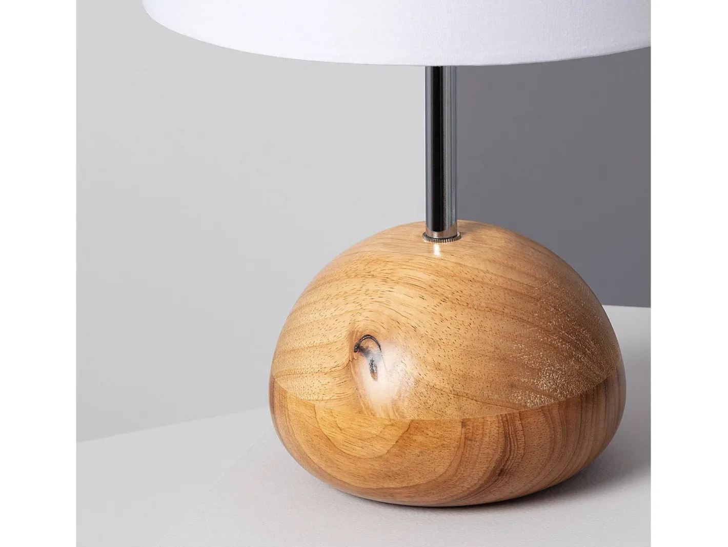 Ledkia Lámpara De Mesa-Lámpara de Mesa de Madera Gulbi Natural Color natural claro