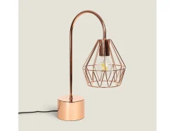Online Ledkia Lámpara de Mesa de Metal Fugalaau Cobre Cobrizo