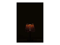 J-Line Lámpara de mesa de metal marrón de 20x20x31 cm Marru00f3n Outlet